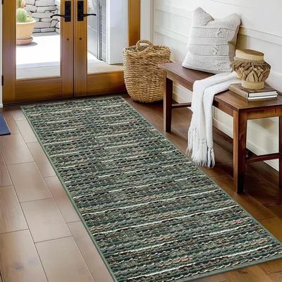 Produktbild von Türmatte mit verstärkten Rändern - Antirutsch - Wasserabsorbierend - 60 x 180 cm