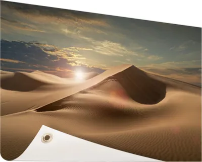 Produktbild von Gartenposter - 120x80 cm - Sanddünen in der Wüste  - Modernes Wandbilder - Natur