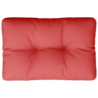 Produktbild von vidaXL Palettenkissen Rot 60x40x12 cm Stoff