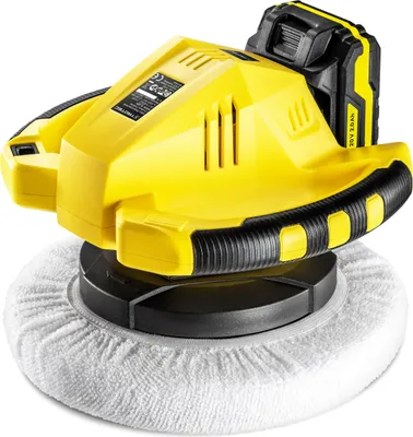 Produktbild von TROTEC Akku-Exzenter-Poliermaschine PPOS 10-20V Auto Polierer Schleifmaschine Poliergerät 3.000 Umdrehungen/Minute Polierteller Ø 245 mm – Inkl. 2 Polierhauben Flexpower Multi-Akku 20 V 2,0 Ah