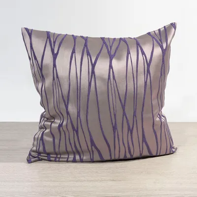 Produktbild von Kissen von Lysel - violett Obella 38x38, reines Polyester Dekokissen