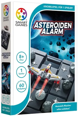 Immagine prodotto di Smart Games Logikspiel Asteroiden Alarm, Denkspiel, Kinderspiel, Kinder Spiel, ab 8 Jahren, SG 426 DE
