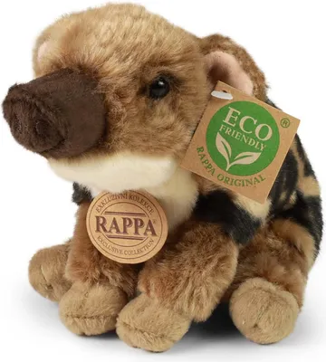 Produktbild von Rappa Plüsch Wildschwein Kuscheltier 20 cm umweltfreundliches Spielzeug