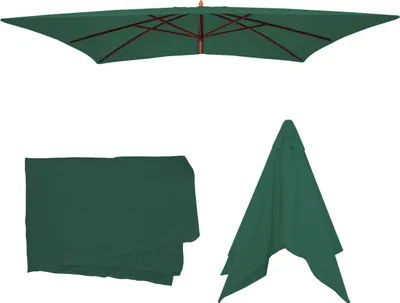 Obrázok produktu pre Náhradný poťah na slnečník Florida 3x4m, Náhradný poťah na slnečník, Polyester ~ zelený