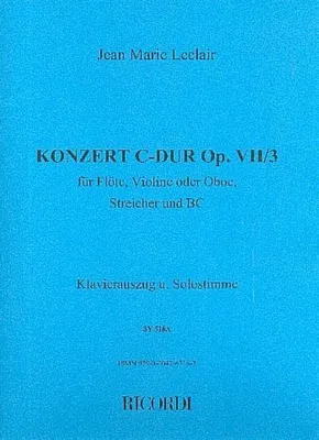 Produktbild von Konzert C-Dur op.7,3 für Violine(Flöte oder Oboe) und Klavier