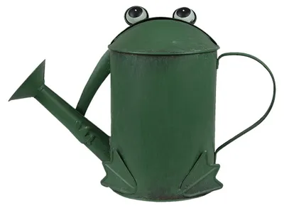 Productafbeelding van Clayre & Eef Decoratieve gieter, 37x15x25 cm, groen, metaal, met kikkerdesign