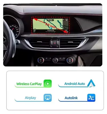 Obrázek produktu pro Modul CarPlay a Android Auto, bezdrátové připojení, snadná instalace, pro Alfa