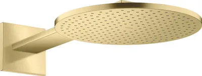 Produktbild von Kopfbrause AXOR 300 2jet mit Brausearm, Wandmontage brushed brass brushed brass