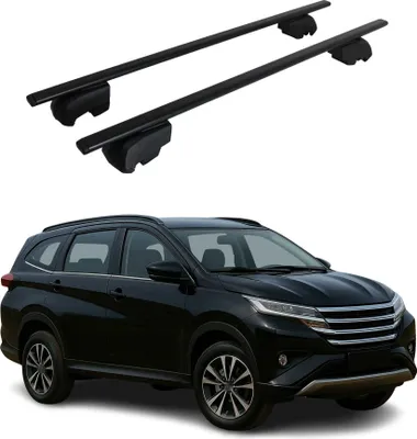 Produktbild von Dachträger Grundtäger für Daihatsu Terios 2017-2025 75kg Metall Schwarz 2 tlg