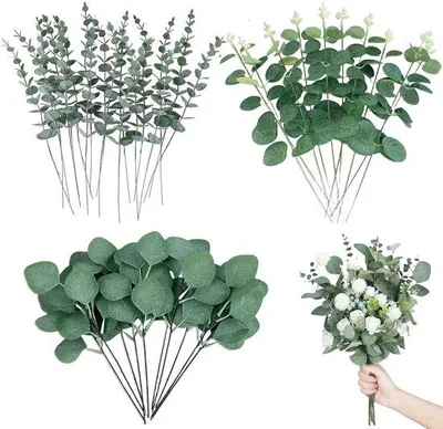 Produktbild von Eukalyptus Dekoration 30 Stück getrocknete Guirlande für Tisch und Weihnachten