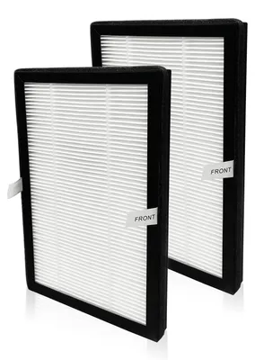 Produktbild von Pro Breeze Ersatz Luftfilter (HEPA), 2 Stück, 105cm rotorloser Ventilator mit Luftreiniger (PB-F-22)