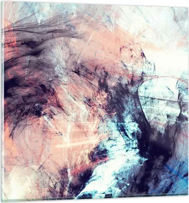 Produktbild von Bilder auf glas - Abstraktion modern - 30x30cm - Glasbilder - Wandbilder - Kunstdruck - zum Aufhängen bereit - Wanddekoration aus Glas - Glas Bilder - Wandbild auf Glas - Einteilig - GAC30x30-3423