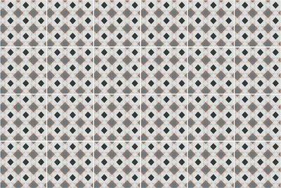 Produktbild von Fliesenaufkleber 20 x 20 cm – 24 Stück – Selbstklebend – Wasserfest – Pflegeleicht – Hitzebeständig – Für Küche & Bad – Rautenraster-Layouts
