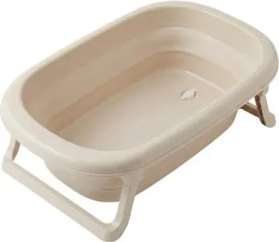 Immagine prodotto di TEGA Baby Vaschetta da bagno pieghevole con tappo di scarico - Beige