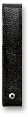 Produktbild von Etui für 1 Stift „Léman“, aus Leder, schwarz, CARAN D'ACHE 6201.782