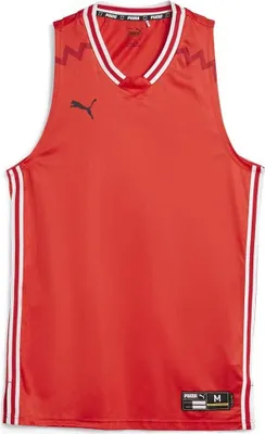 Produktbild von Puma Hoops Team Game Jersey - rot, Größe:L