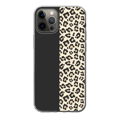 Produktbild von MuchoWow® Handyhülle Schutzhülle Hülle für iPhone 12 Pro Tiere - Muster - Panther Silikon Softcase Handy Hülle - Abdeckung