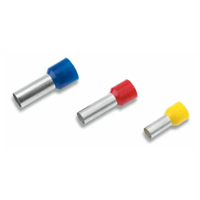 Produktbild von Cimco Aderendhülse isoliert 0,5qmm/8 mm weiß DIN 46228 182312 (Pack à 500 Stück)