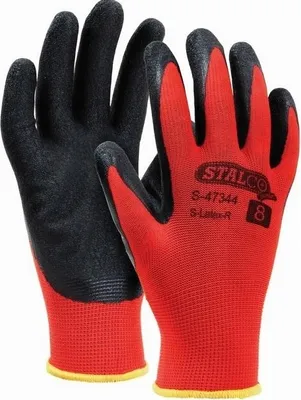 Produktbild von S-Latex-Polyester-Schutzhandschuhe Größe 8