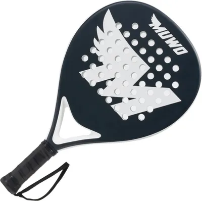 Produktbild von MUWO Padel-Set "Salamanca" | Padelschläger + Tasche | Fiberglas-Rahmen & EVA-Kern | Rundform für optimale Kontrolle | MW-268