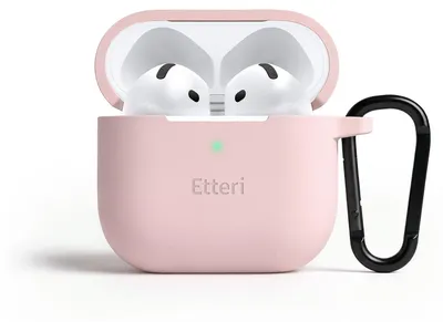 Immagine prodotto di Custodia in silicone Etteri per AirPods 4 – rosa chiaro
