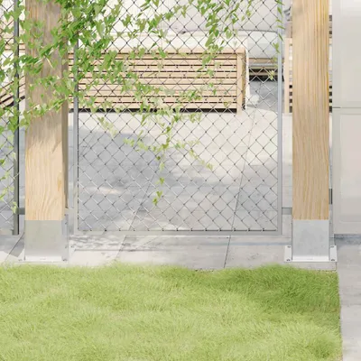 Produktbild von Möbel Pfostenträger Quadratisch 12 Stk. 141x141 mm Stahl Verzinkt - Zaunzubehör 42000017
