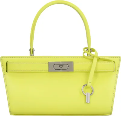 Produktbild von Tory Burch Petite Lee Radziwill Cat Eye Lederhandtasche in Seladon