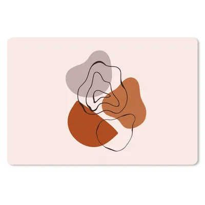 Obrázok produktu pre Podložka pod myš - Škvrny - abstraktné - dizajn - 60x40cm - Rohožka pod myš