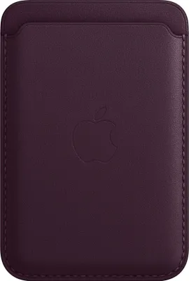 Produktbild von Apple Leder Kartenhalter MagSafe (1. Generation) für iPhone Dunkelviolett