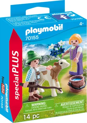 Immagine prodotto di PLAYMOBIL Bambini con vitellino, 70155