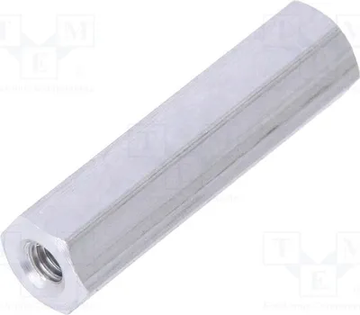 Immagine prodotto di 10 distanziatori filettati con filettatura interna da 20 mm: M2,5, esagonali, dimensioni 132x20. Distanziatori