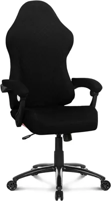Obrázok produktu pre Poťah na hernú stoličku, strečový polyester, čierna, pre kanceláriu