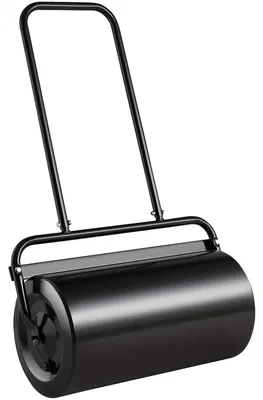 Image de Rouleau pour gazon - Rouleau pour pelouse - Rouleau pour engrais - Rouleau pour jardin - Rouleau à gazon - Largeur : 60,96 cm - Construction robuste en acier
