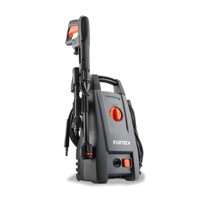 Produktbild von FUXTEC Hochdruckreiniger FX-HDR1400 - Flächenreiniger mit 110bar Arbeitsdruck | Fördermenge 390 l/h |1400W | 5 m Schlauch | Pistole, inkl. Zubehör
