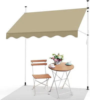 Produktbild von Famanu Handbetriebene Teleskopmarkise 300 cm - Verstellbar und UV-beständig
