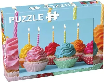 Produktbild von Tactic Puzzle Lovers Cupcake 56 pcs puzzle, 56 Stück(e), Speisen und Getränke, 3 Jahr(e)