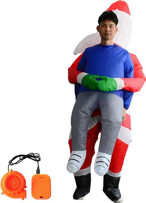 Obrázek produktu pro Nafukovací vánoční festival Otec Vánoc Kostýmm Zábavné oblečení Air Blow-up Suit Holiday Party Cosplay pro ženy Dospělí s Blower Battery Box v ceně