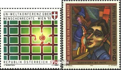 Produktbild von Briefmarken Österreich 1993 Mi 2099,2103 (kompl.Ausg.) postfrisch UN-Weltkongreß