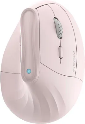 Zdjęcie produktu dla Ergonomiczna, pionowa mysz optyczna z Bluetooth i 2.4G, rozdzielczość 800-4000 DPI, 7 przycisków, kompatybilna z systemami Windows, macOS i iPadOS