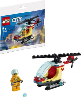 Obrázek produktu pro LEGO City Fire Helicopter 30566, Sada na stavění, 5 rok/roky, Plast, 40 kusů