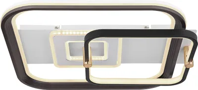 Produktbild von LED Deckenleuchte, Dimmbar, Fernbedienung, Schwarz L 52 cm