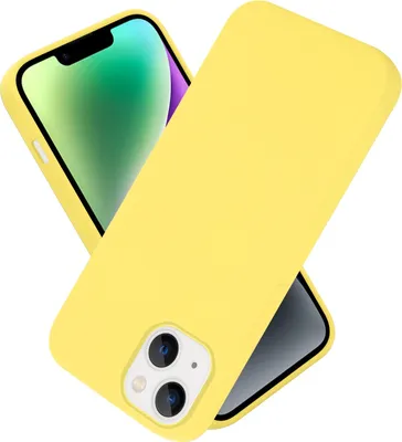 Obrázek produktu pro Cadorabo ochranný kryt pro Apple iPhone 14 pouzdro ve žluté barvě kryt mobilního telefonu kryt TPU pouzdro