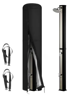 Obrázek produktu pro Kryt sprchy na slunce - Voděodolný - UV odolný - 230 x 67 cm - Černý