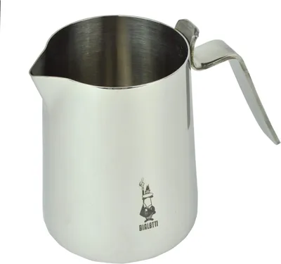 Image de Bialetti 1808, verseur à lait en acier inoxydable, argenté