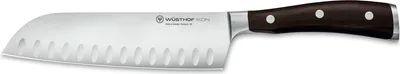 Image de Wüsthof Santoku mit Kullenschliff / Santoku Hollow Edge Ikon 17 cm 1010531317