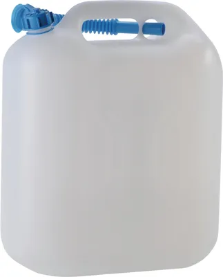 Zdjęcie produktu dla Kanister na wodę 22l HD-PE z rurą wylotową H440xW370xD190mm HÜNERSDORFF