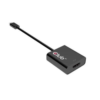 Produktbild von Club3D Adapter USB 3.1 Typ C > HDMI 2.0 UHD HDR  aktiv St/Bu Polybeutel