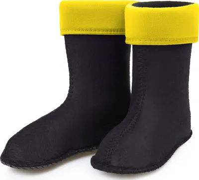 Produktbild von Ladeheid Kinder Mädchen Jungen Wärmende Stiefelsocken für Gummistiefel Innenschuh für Modell LA-KL-EVA-Kids und KL050, KL045 (Sonnig, 25 EU)