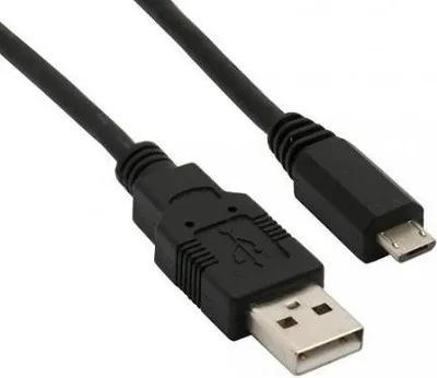 Produktbild von InLine Micro-USB 2.0 Kabel, USB-A Stecker an Micro-B Stecker, schwarz, 5m, 5 m, USB A, Micro-USB B, USB 2.0, Stecker/Stecker, Schwarz