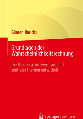 Produktbild von Grundlagen der Wahrscheinlichkeitsrechnung